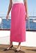 Jessica London Plus Size Linen Blend Long Skirt