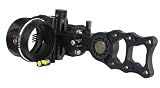 Axcel 4 Pin .019 Fiber Armortech HD Hunting Sight (Black)