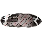 Funtasma by Pleaser Women's Poker-21/BW Pump,Black/White Patent,10 M US