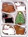 Beautiful Sweets Pet Christmas Organic Cookies, 12 Cookies