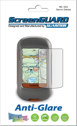 3x Garmin Dakota 20 10 Handheld GPS Navigator Premium Anti-Glare Anti-Fingerprint Matte Finishing LCD Screen Protector Cover Guard Shield Protective Film Kits (Package by GUARMOR)
