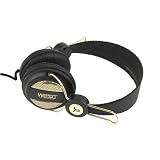WESC Oboe Black and Gold Headphones