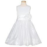 Sophias Style Toddler Little Girls White Flower Girl Dress Girl 2T-6