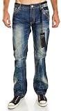 Division E Zipper Pocket Straight Leg Jeans