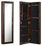 Holly & Martin? Sophia Wall-Mount Jewelry Mirror-Warm Brn Wal