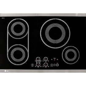 LG : LCE30845 30in Induction Cooktop with 4 Cooking Elements, Bridge Element Stainless Steel