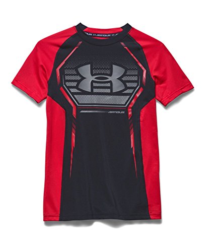 Under Armour Big Boys' UA HeatGear® Armour Up Short Sleeve Fitted Shirt