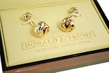 Donald Trump Gold/Silver Knots Cuff Links