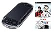 PlayStation Portable - PSP Konsole Slim & Lite 3004, schwarz inkl. FIFA 2009 + FIFA Sticker