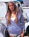 Womens hoody yoga wrap hooded top hoodie