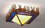 19Sq Pine Lake Flushmount
