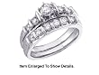 Stunning 14k. Solid Gold 1.00ctw. Genuine Diamond Bridal Ring Set ** Top Quality **