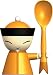 Kitchen & Housewares : A di Alessi - 'Mr.Chin' Egg Cup, Yellow ASG82Y