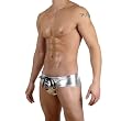 Men's New Liquid Metallic Football Bikini Swimsuit By Gary Majdell Sport