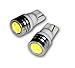 TuningPros LEDBL-T10-WHP1 Backup Reverse LED Light Bulbs T10 Wedge, High Power LED White 2-pc Set