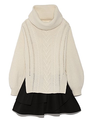 (スナイデル)snidel 裾フリルコンビニットワンピース