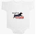 You Can't Run Fast Enough - Cats and Dogs Baby Onesie