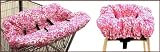 3 N 1 Shopping Cart & High Chair Cover -Skulls Pink - Cuter Than A Ducks Butt