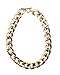 Gold Chunky Large Bling Statement Curb Chain Fashion Necklace Choker By VAGA