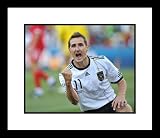 Miroslav Klose Germany Framed 8x10 Photograph 2010 World Cup Fist Pump