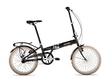 Oyama St James - Velo pliant - mixte adulte - Noir