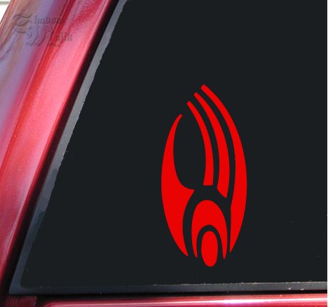  Star Trek Borg Claw Vinyl Decal Sticker - Red