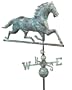 Good Directions 580V1 Full Size Horse Weathervane, Blue Verde