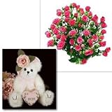 Mother's Day Gift - Pink Spray Roses plus Mommy Tenderheart