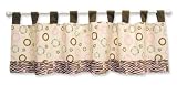 Trend Lab Sweet Safari Tab Top Window Valance,Pink