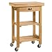 from Trueshopping SULGRAVE COMPACT SOLID RUBBERWOOD KITCHEN OR B.B.Q. TROLLEY