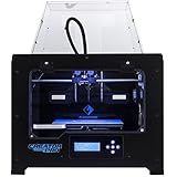 FlashForge 3d Printer Creator Pro, Metal Frame Structure, Acrylic Covers, Optimized Build Platform, Dual Extruder W/2 Spools, Works with ABS and PLA