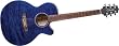 Takamine G Series EG440CSTBY NEX Acoustic Electric Guitar, Transparent Blue
