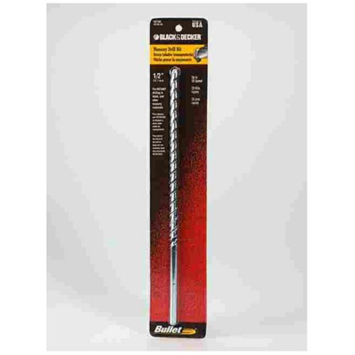Black & Decker Accessories #16739 1/2x6 Bullet Mason Bit