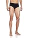 Speedo Men's Race Endurance Polyester Solid Brief Swimsuit