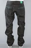 LRG The Kilometer True Straight Jeans in Raw Black,Denim for Men