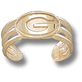 Univ Of Georgia G Toe Ring Pendant (Gold Plated)