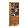 Wheat Oak Doored Bookcase 72"H Wheat