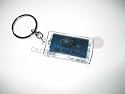 Solar Powered Flashing LCD Key Chain Keychain Key Ring Subaru