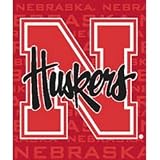 Nebraska Cornhuskers Fleece NCAA Blanket (031 Series) by Northwest (50x60)