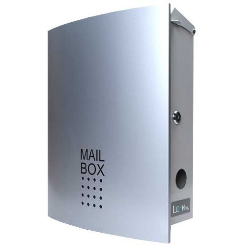LEON 郵便ポスト MB4504 シルバー・マグネット付き