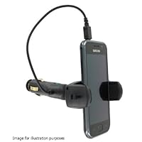 Modern-Tech 2-in-1 Micro USB Car Charger & Holder/ Mount for HTC Desire HD, 7 PRO, Gratia, 7 Surround, Inspire 4G, ThunderBolt 4G, FreeStyle, Incredible