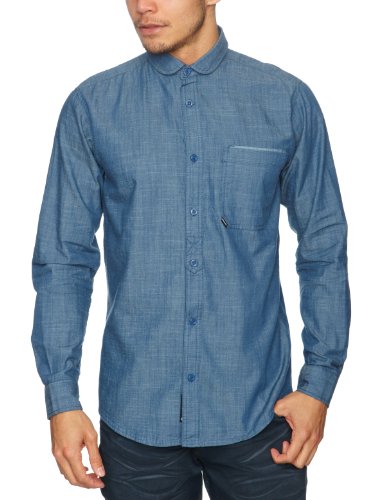 Bench Damen Hemd Identity, mid blue denim, L, BMAA0969_IN023 Preisvergleich