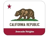US State Flag - Avocado Heights, California (CA) Mouse Pad