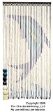 Dolphin Pattern Wooden Beaded Curtain
