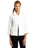 Casual Moments Women's Bed Jacket-Peter Pan Collar