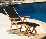 Riviera Footstool-black
