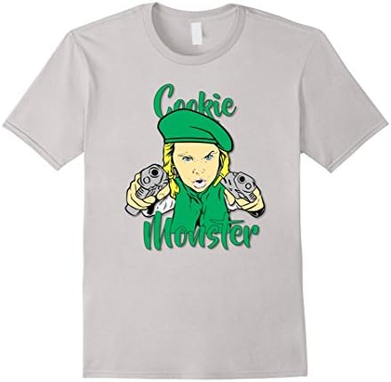 Men's  Girl Scout Cookie Monster T-Shirt 3XL Silver
