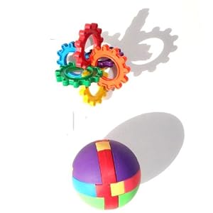 Brain Teaser Puzzle for Kids or Adults Set of 2 - Collect all 4