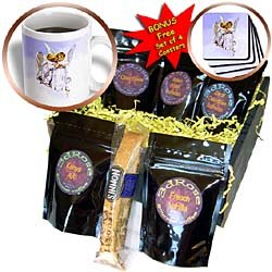 Angels - Angel Kiss - Coffee Gift Baskets - Coffee Gift Basket by 3dRose LLC