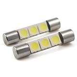 6641 Fuse 3-SMD LED Visor Vanity Mirror Lights For Ford Freestar F-150 Heritage F-250... by OEM